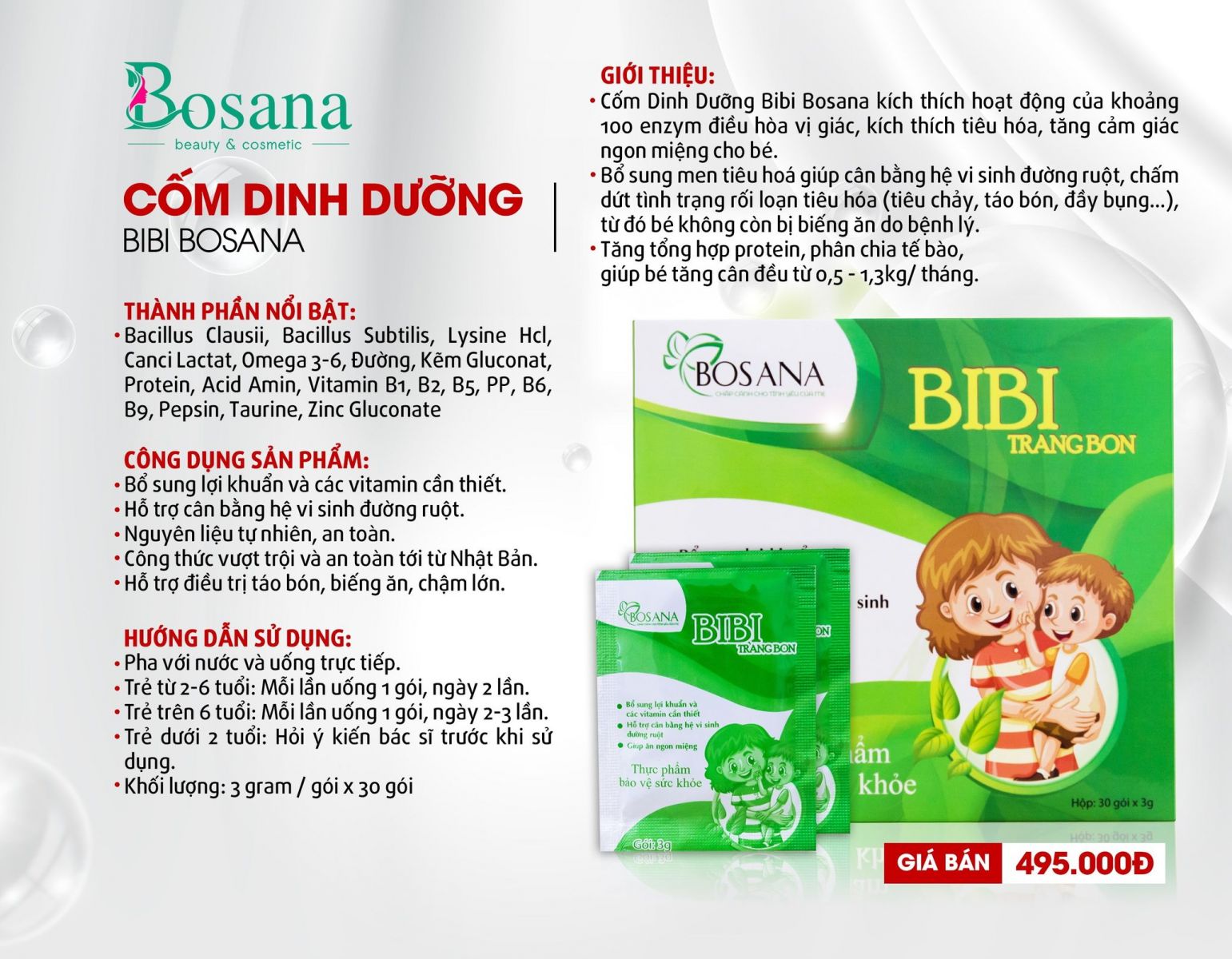 Cốm BiBi Bosana