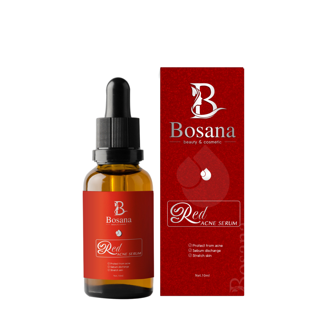 Bosana chào đón thành viên mới, tinh chất chuyên trị mụn Serum Red Ance Bosana [10ml] - Chiết xuất hoàn toàn từ các loại thảo mộc thiên nhiên lành tính đánh bay mụn hiệu quả