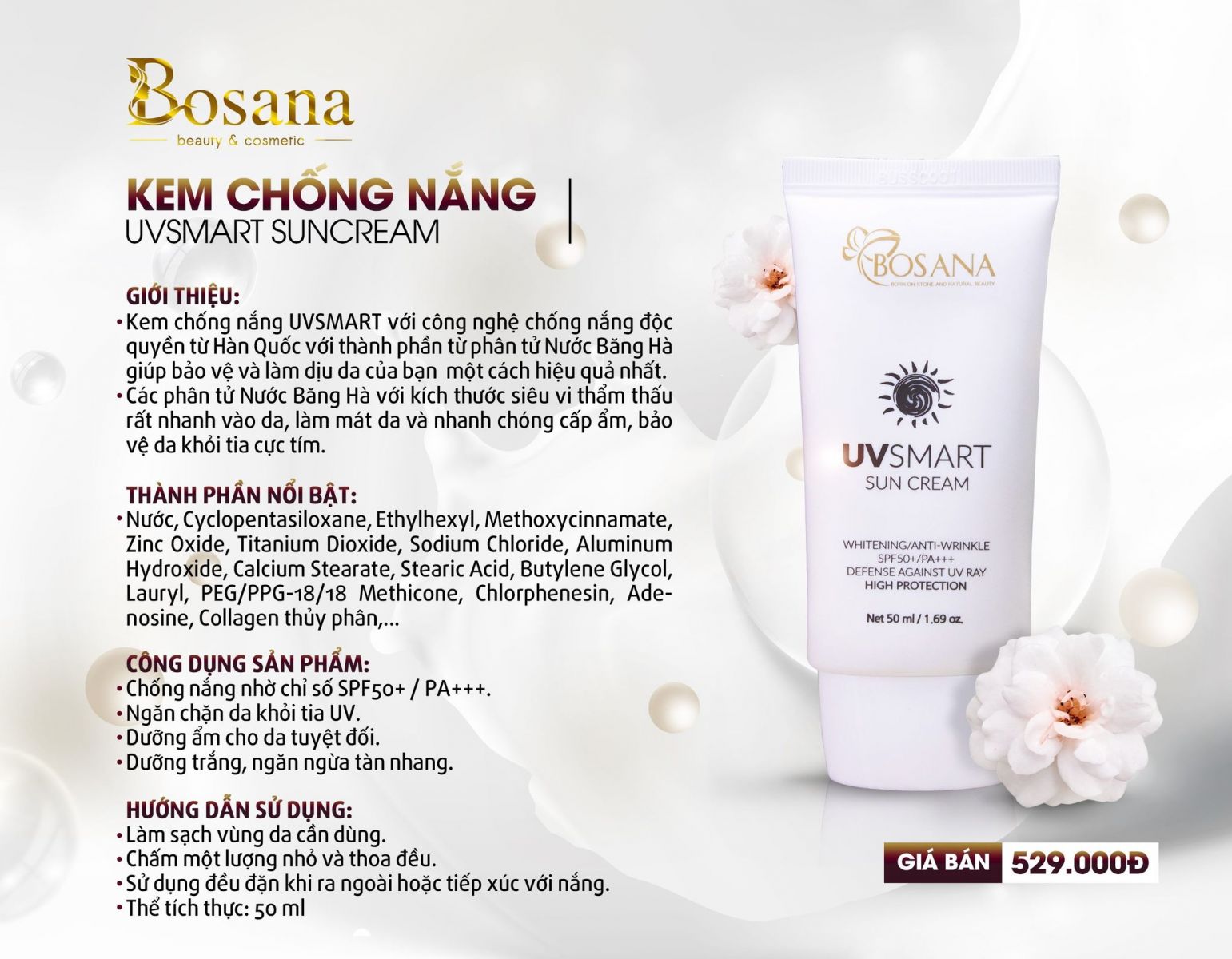 Uv smart sun cream Bosana